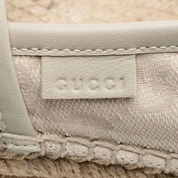 Gucci GG Canvas Espadrilles - Size 8 / 38 - Picture 10 of 10